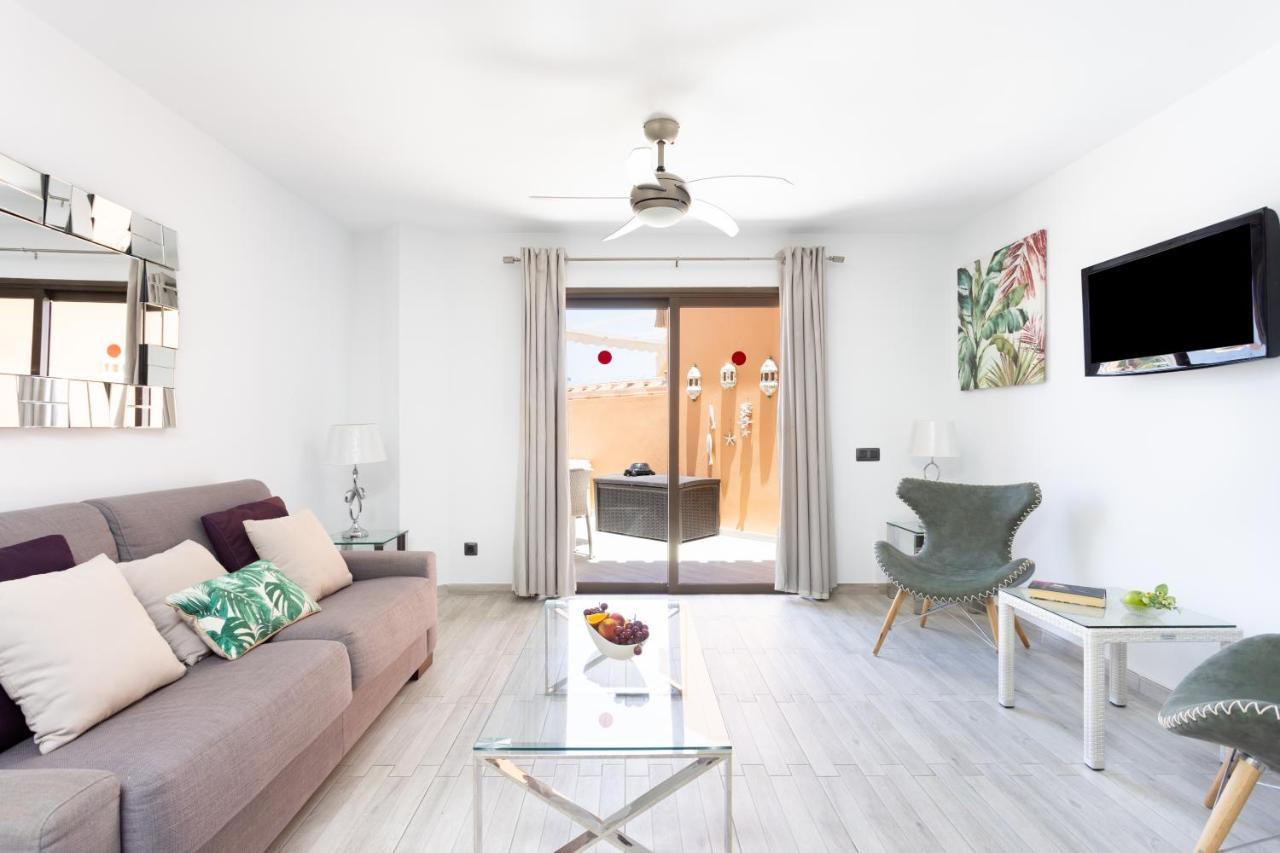 Exclusive Attic Las Vistas 3 With Breathtaking Sea View, Only 100 M To The Sea, Heated Pool, Aircon, Wifi Arona  Eksteriør bilde
